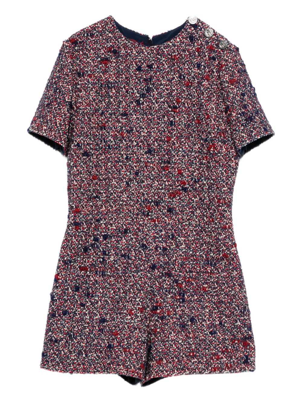 Gucci Dresses Blue Wool Polyamide Polyester