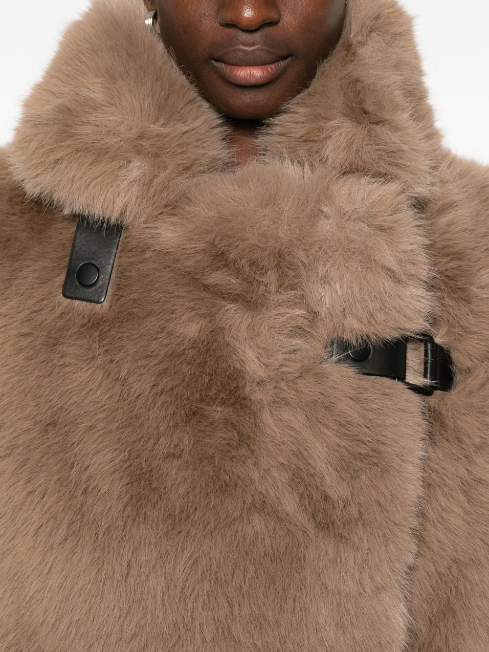 Molliolli Coats Brown Fabric
