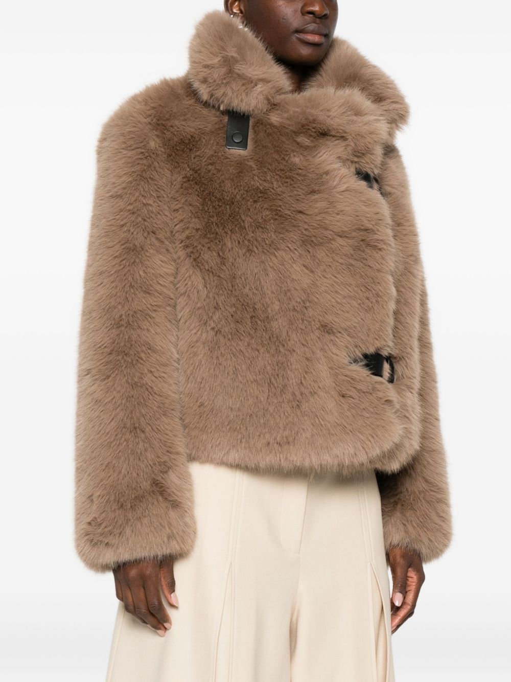 Molliolli Coats Brown Fabric