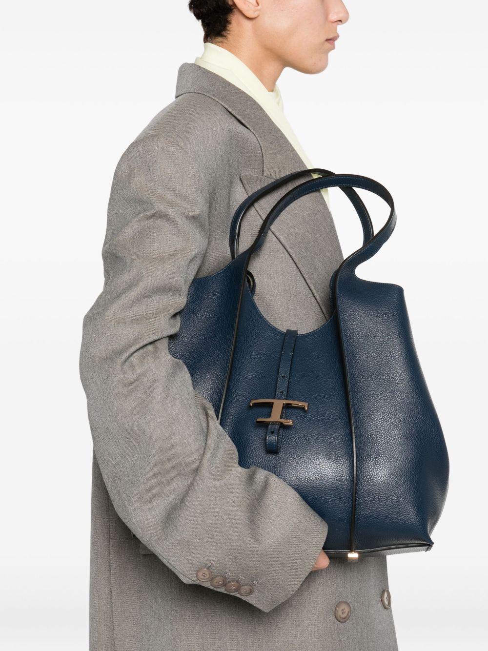 Tods Bags Blue Calf Leather