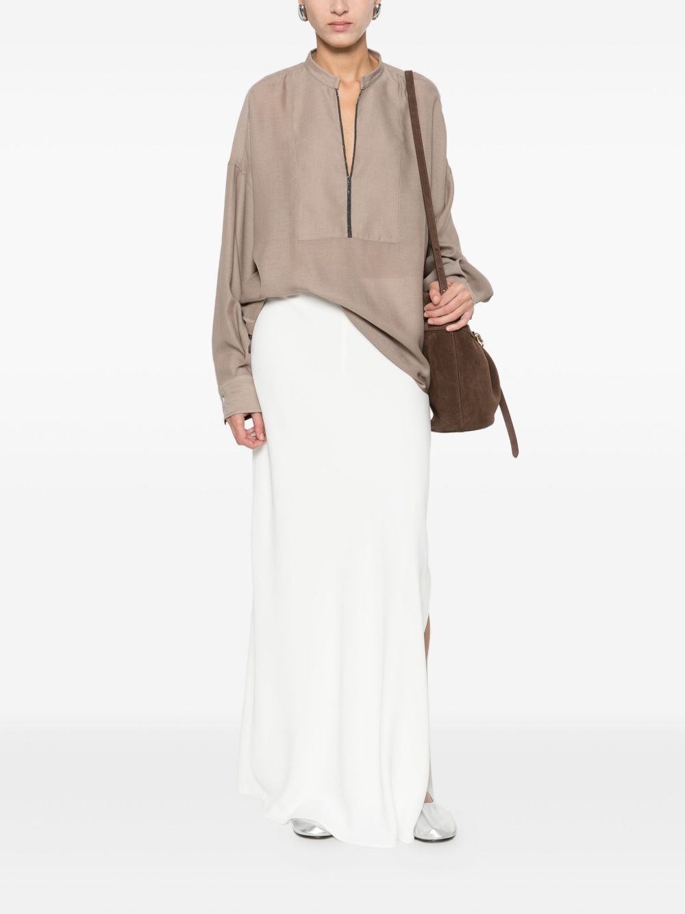 Brunello Cucinelli Shirts Cammello