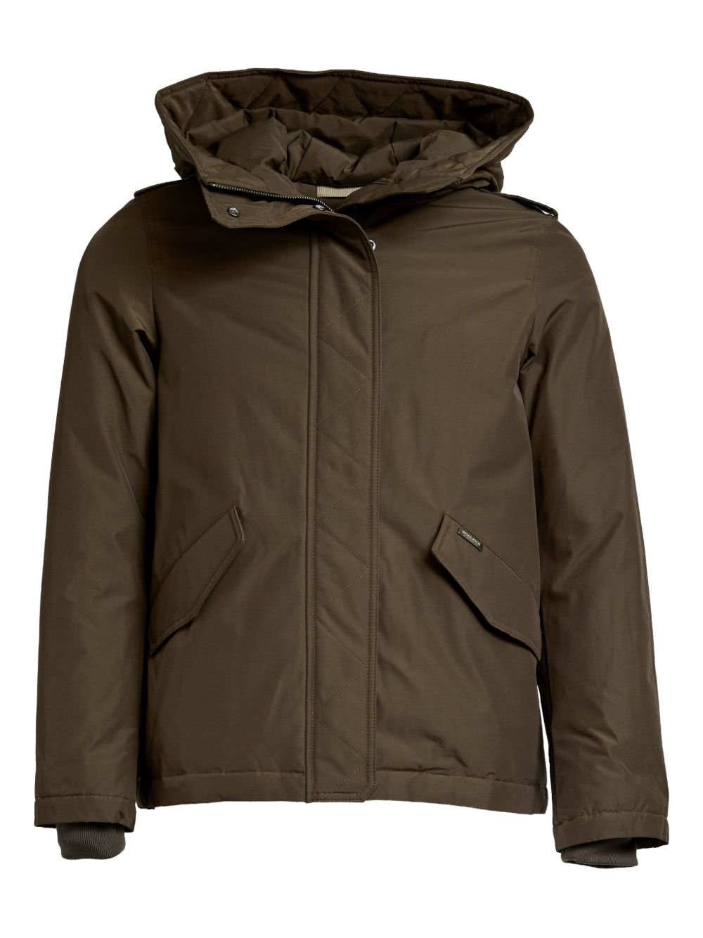 Woolrich Coats Green Cotton Polyamide