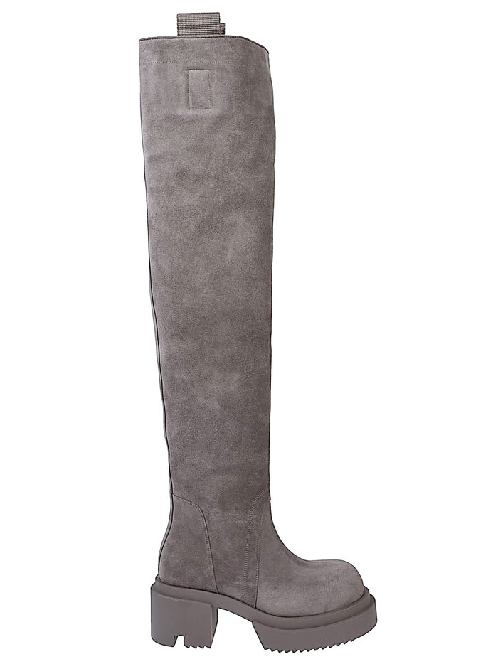 Rick Owens Boots Marrone Chiaro Leather