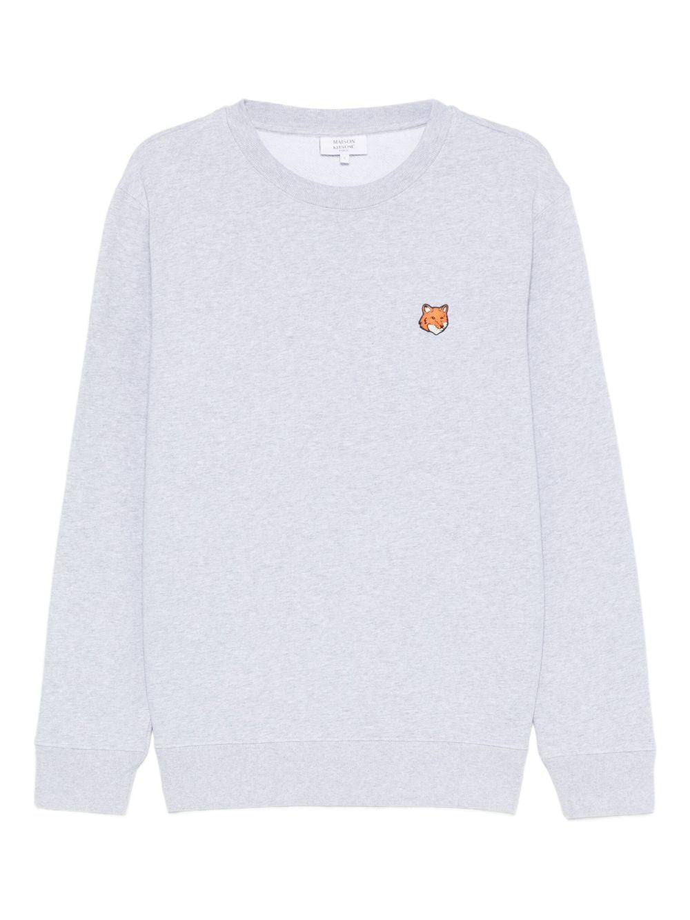 Maison Kitsune Sweaters Grey Cotton