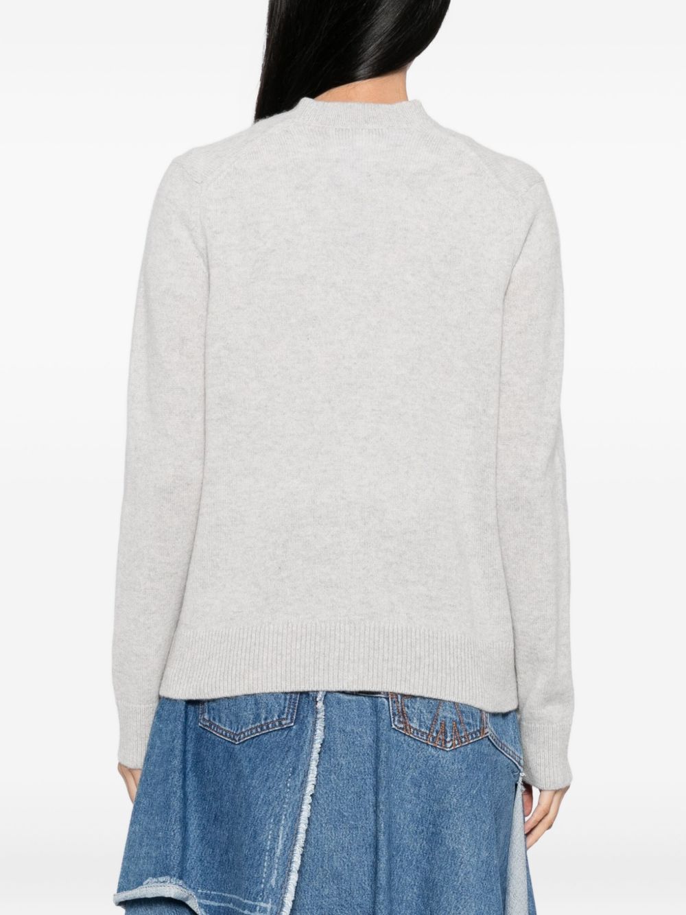 Maison Kitsune Sweaters Grey Lambs Wool