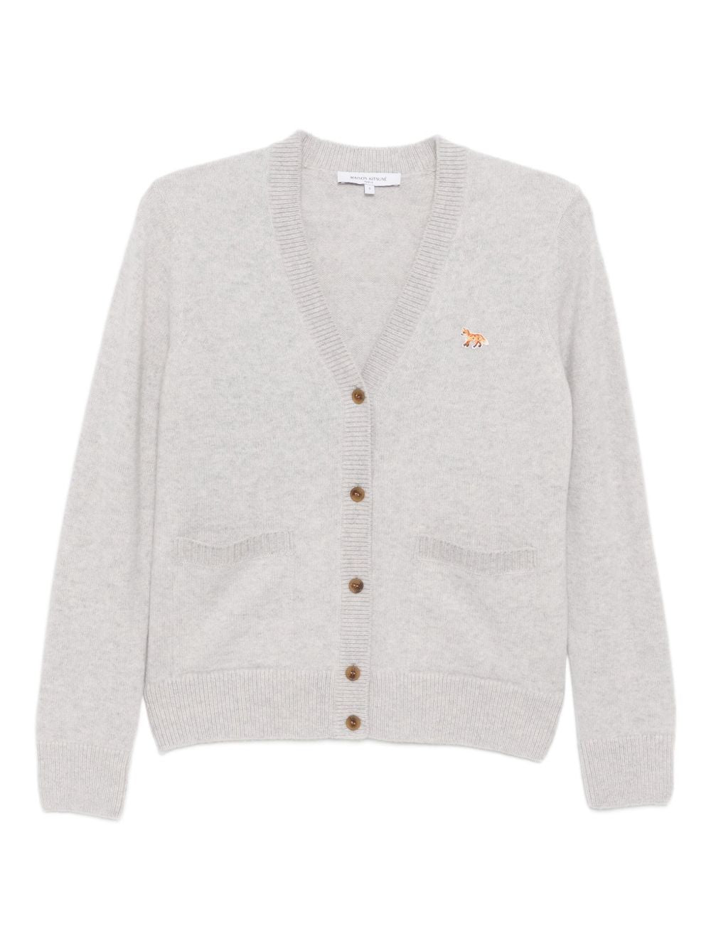 Maison Kitsune Sweaters Grey Lambs Wool