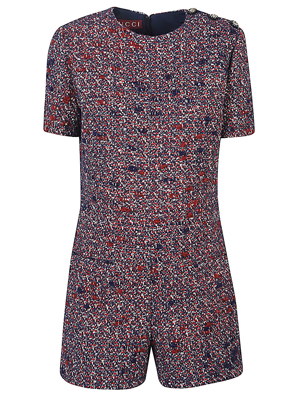 Gucci Dresses Blue Wool Polyamide Polyester