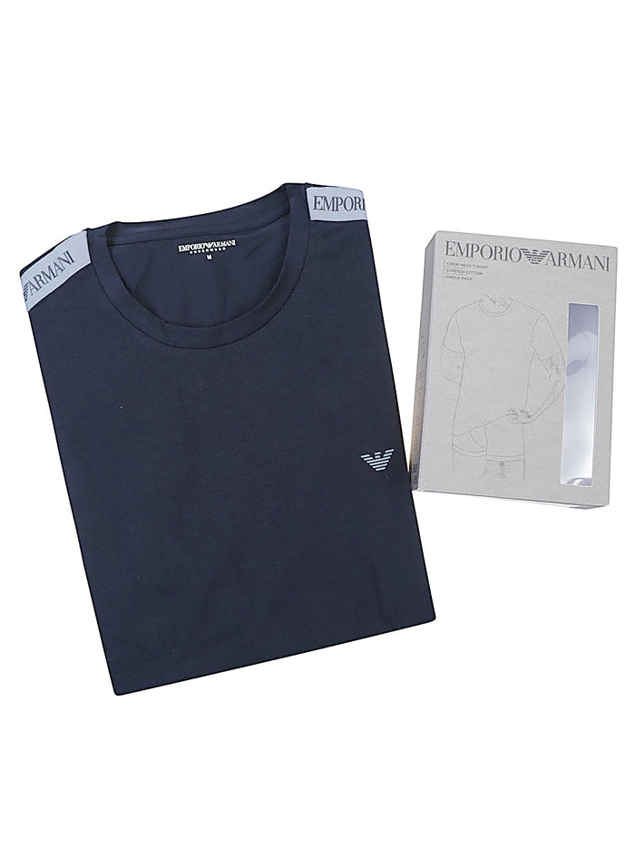 Emporio Armani Top Mmarrone Cotton Elastane