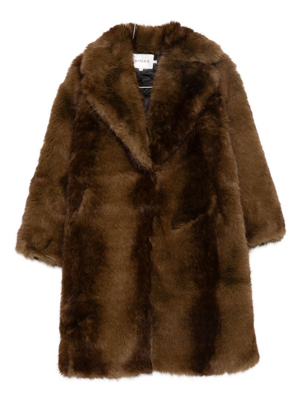 Apparis Coats Brown Artificial Fur