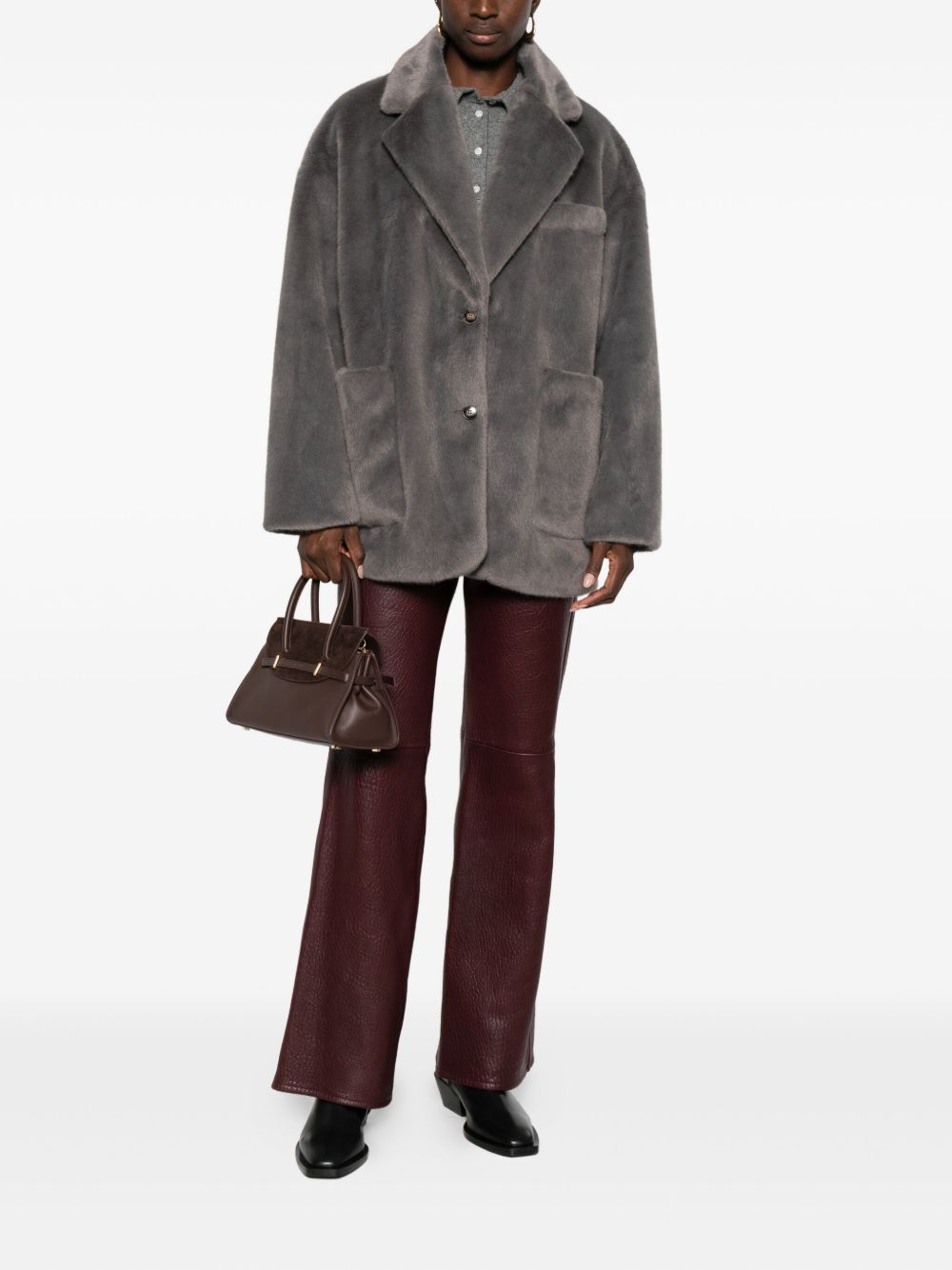 Molliolli Coats Grey Outer: polyester