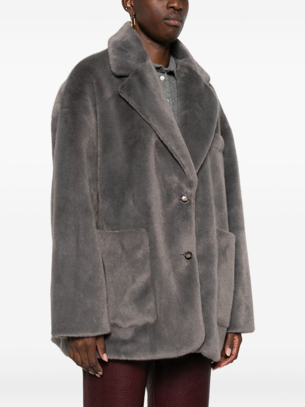Molliolli Coats Grey Outer: polyester