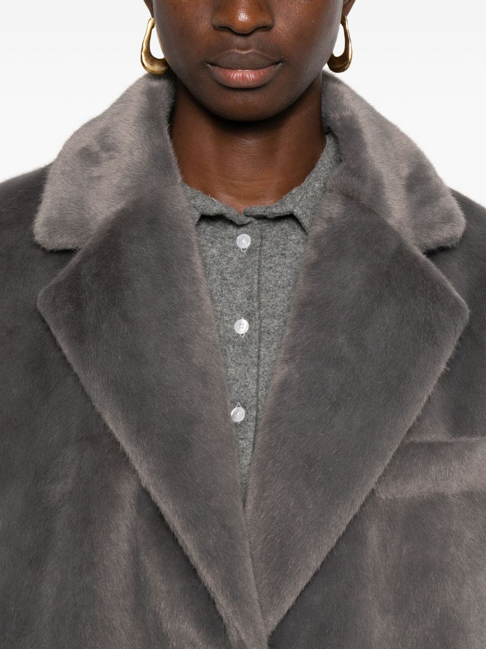Molliolli Coats Grey Outer: polyester
