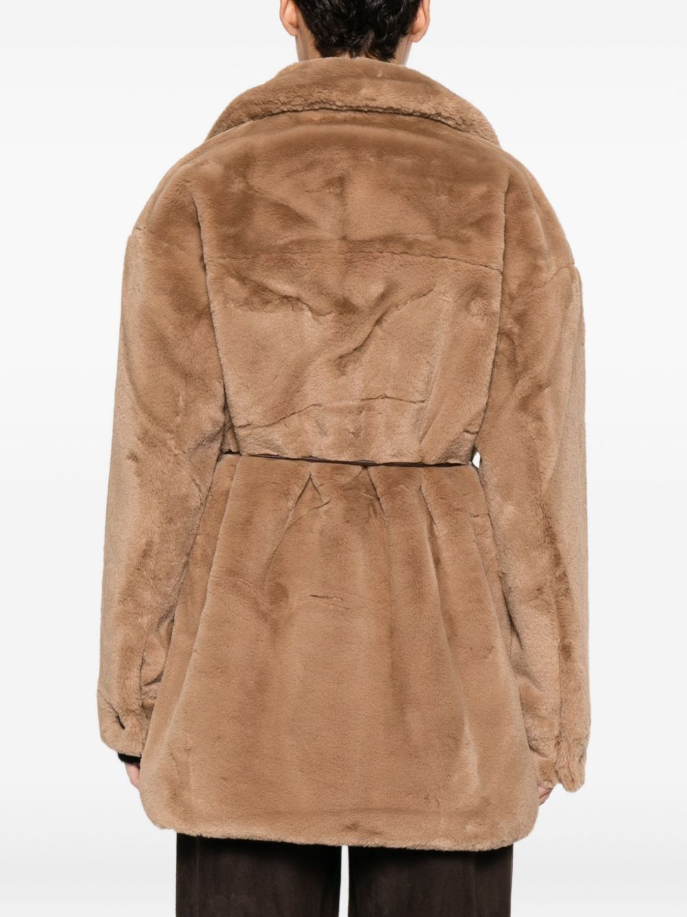Molliolli Coats Brown Fabric