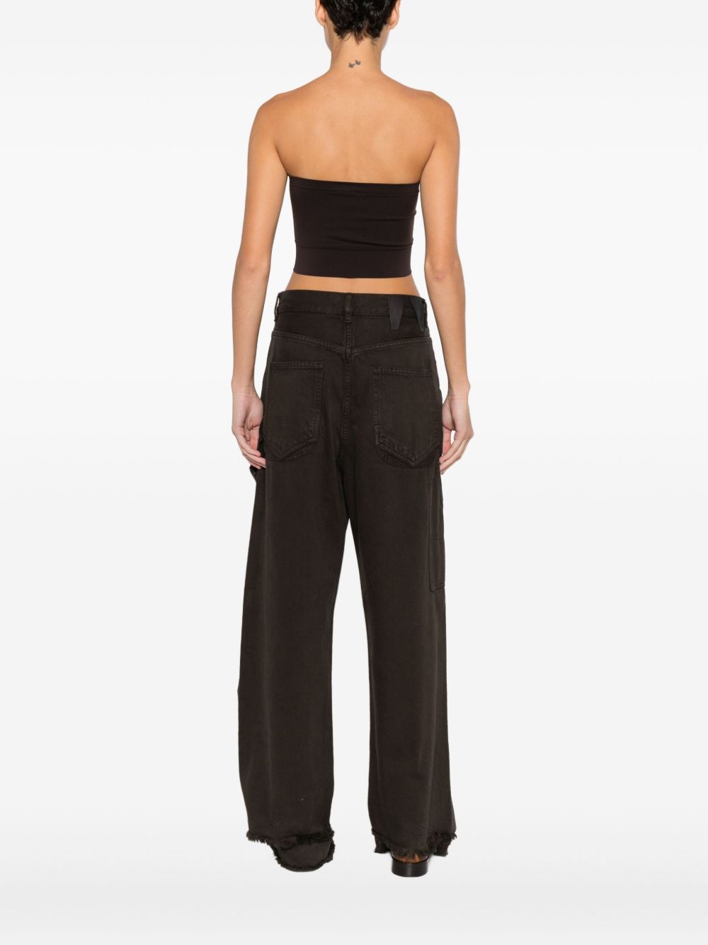 Wolford Top Brown Fabric