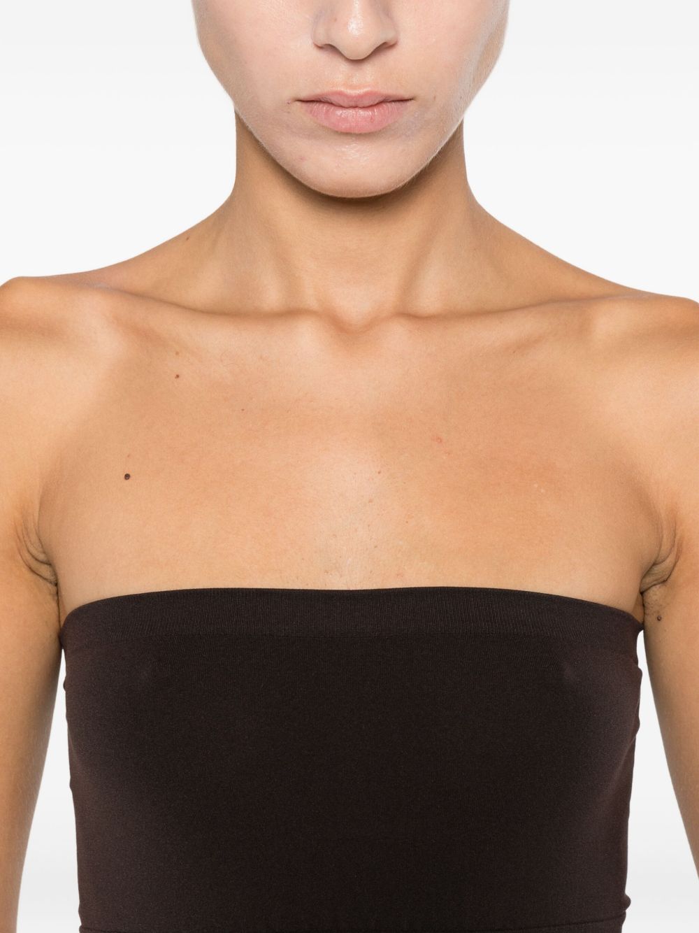 Wolford Top Brown Fabric