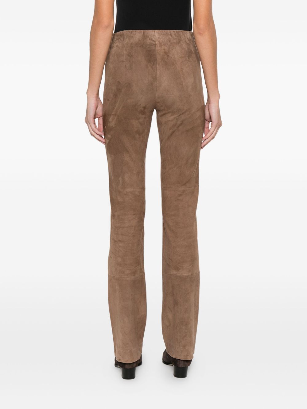 Via Masini 80 Trousers Brown Calf Leather