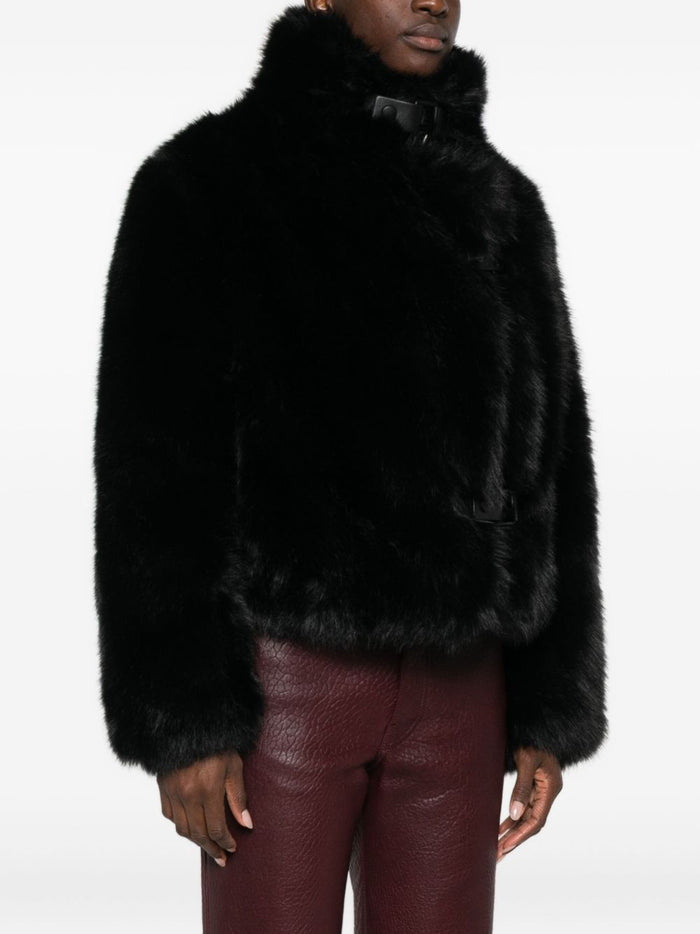 Molliolli Coats Black Fabric