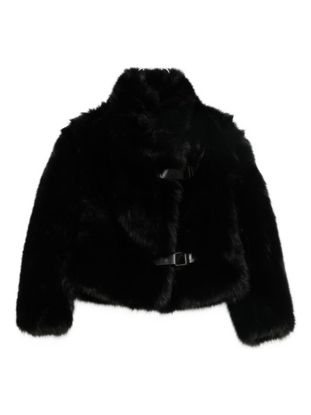 Molliolli Coats Black Fabric