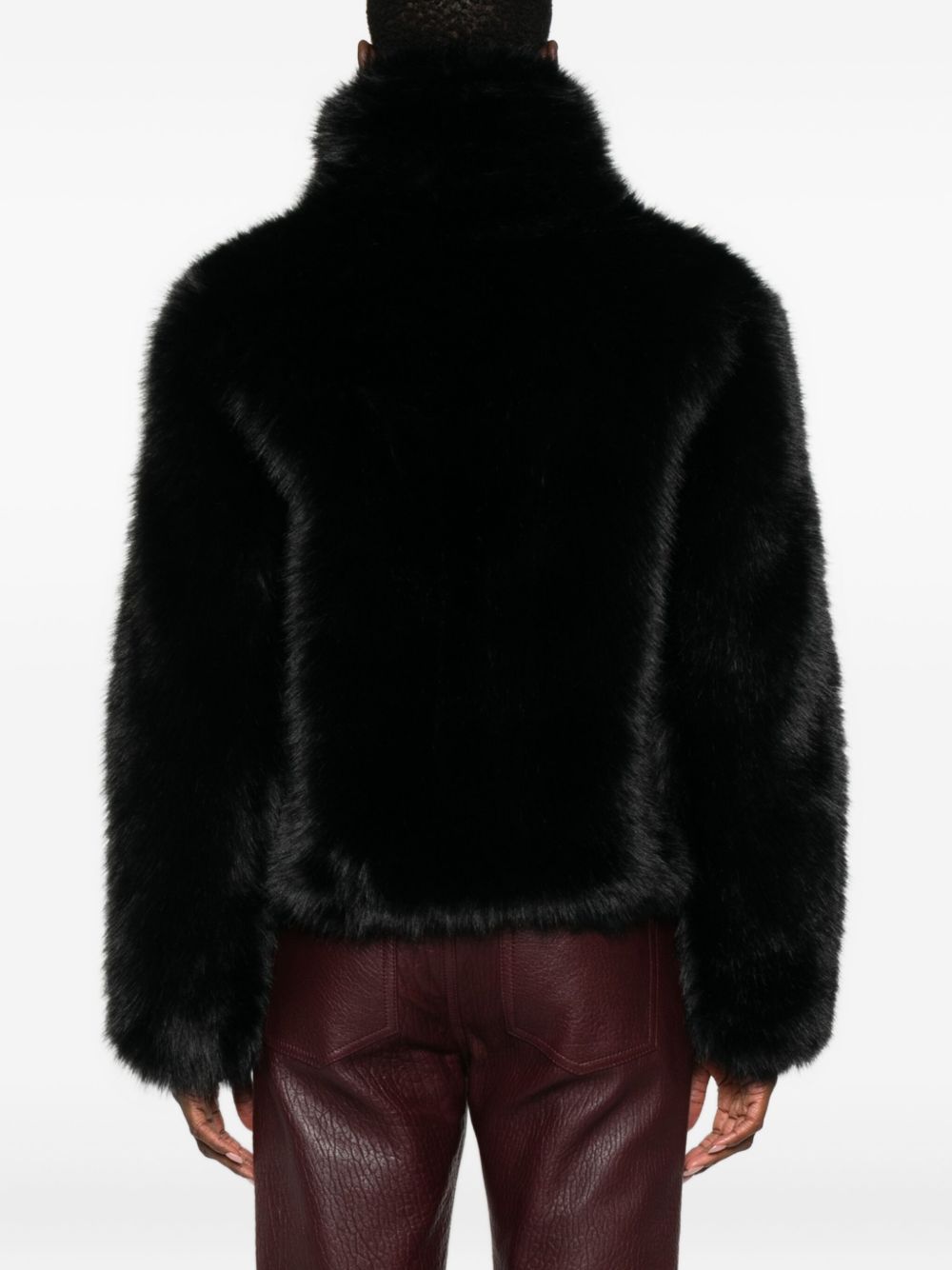 Molliolli Coats Black Fabric