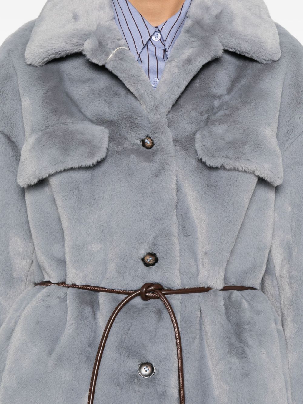 Molliolli Coats Grey Fabric