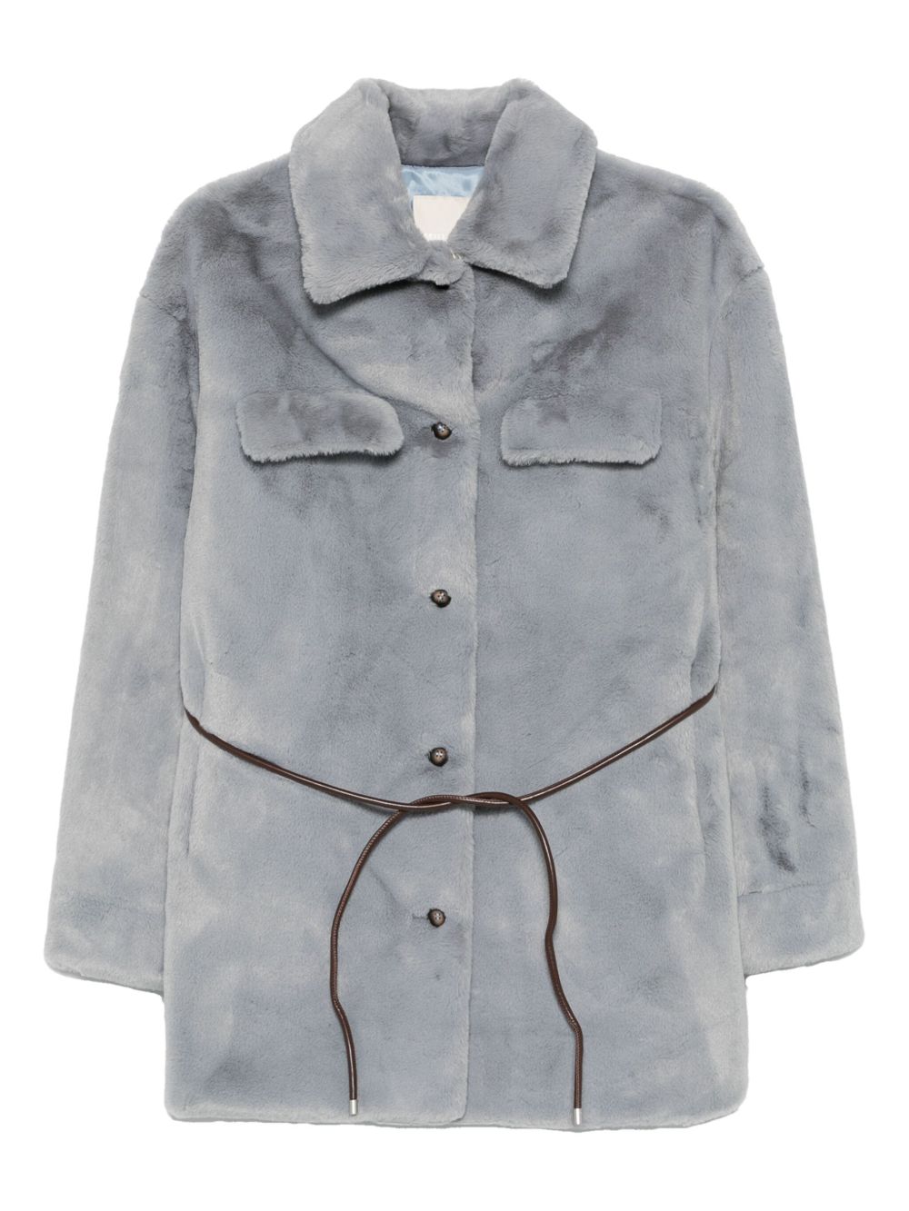 Molliolli Coats Grey Fabric