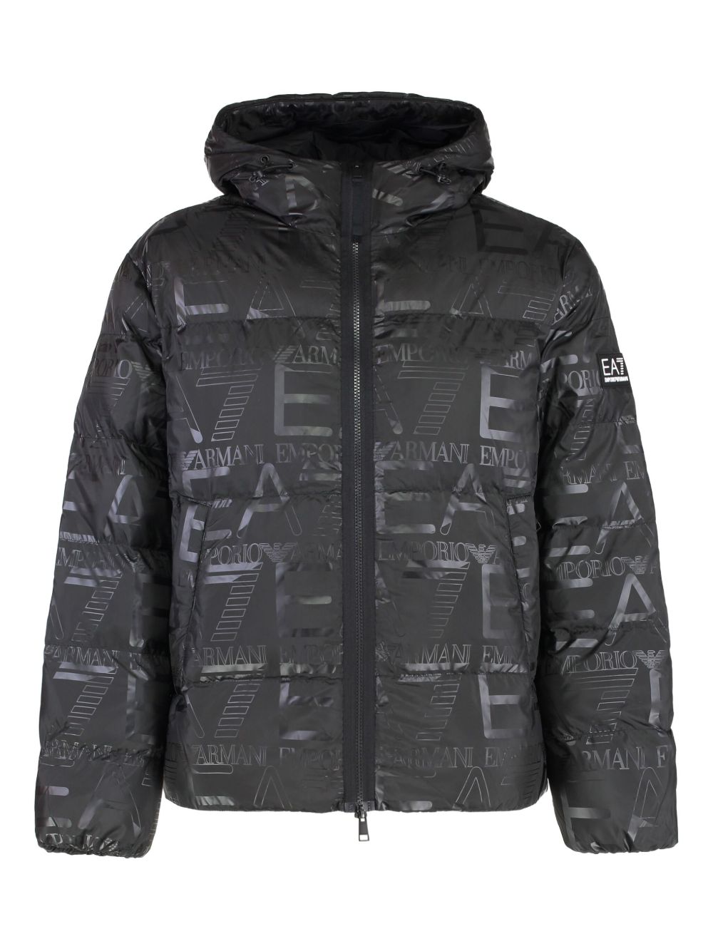 Ea7 Coats Nero Polyester