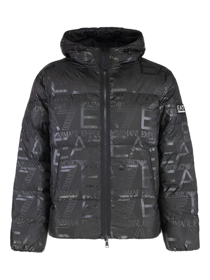 Ea7 Coats Nero Polyester