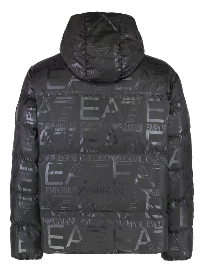 Ea7 Coats Nero Polyester