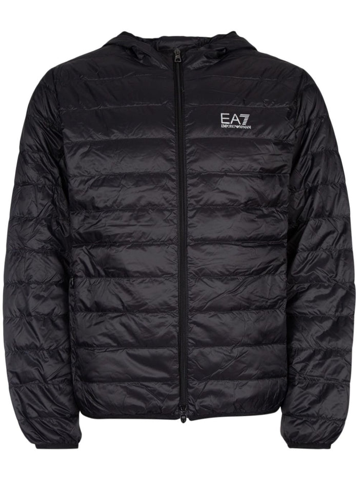 Ea7 Coats Nero Polyamide