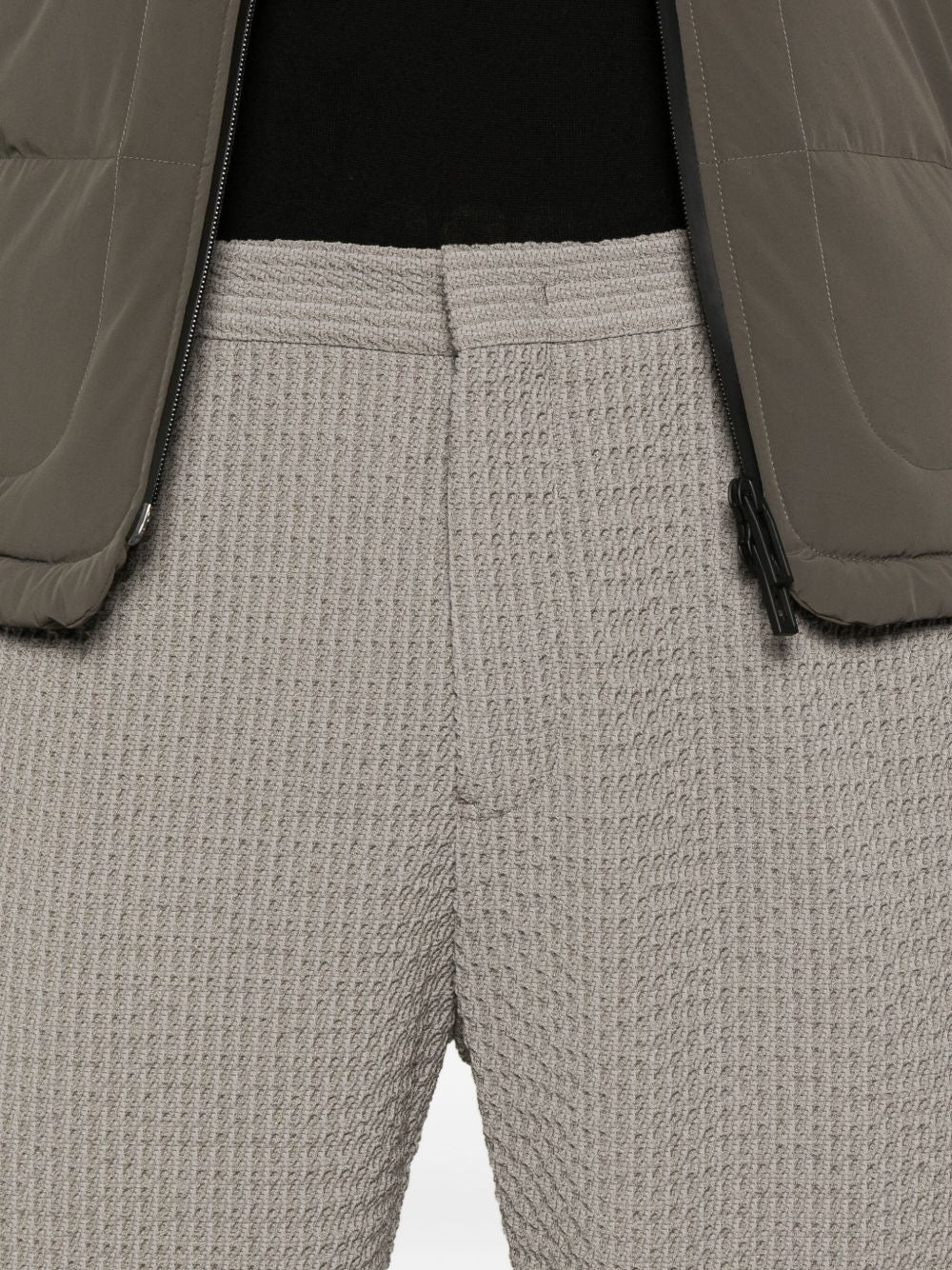 Emporio Armani Trousers Grigio Elastane