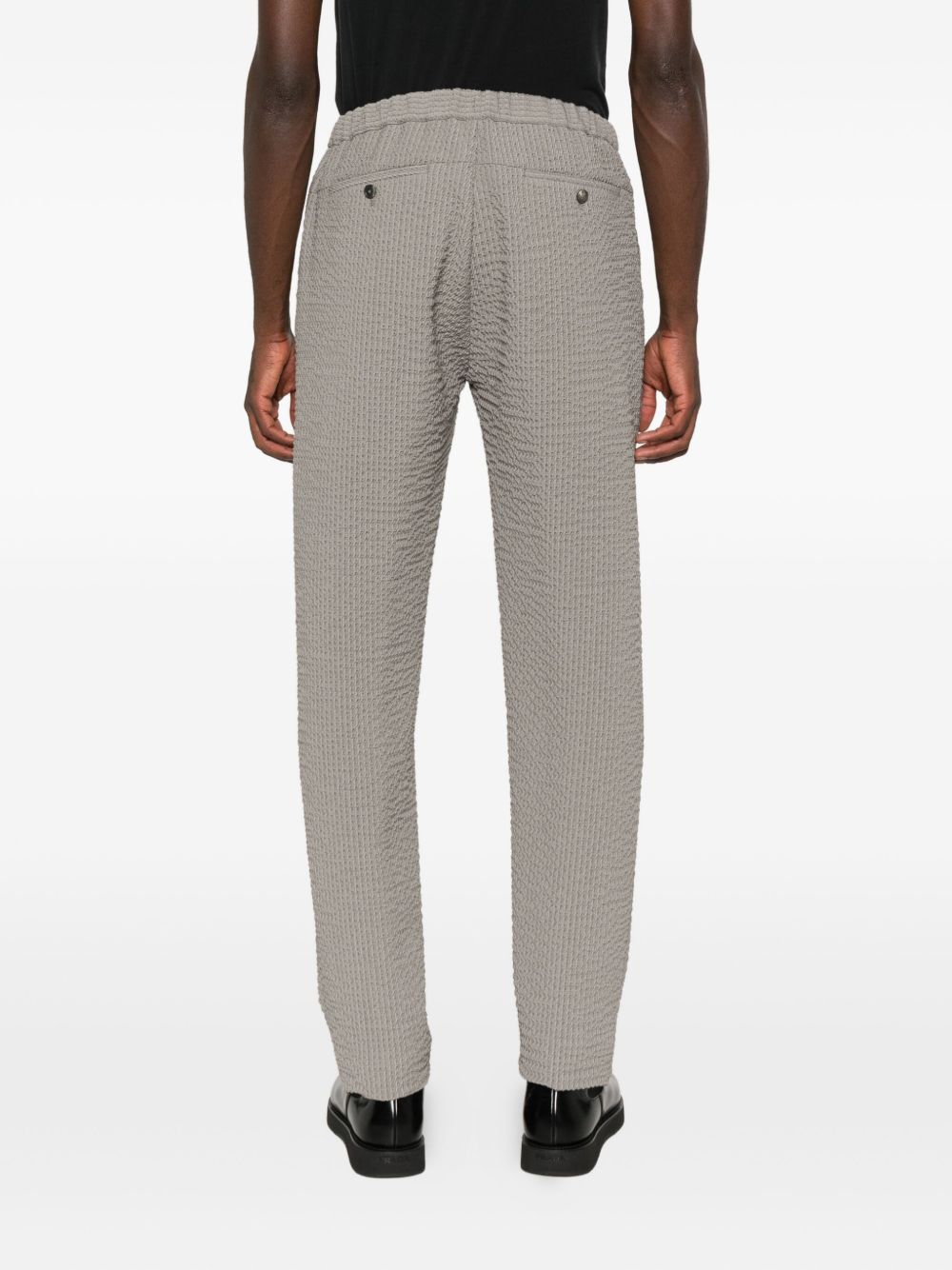 Emporio Armani Trousers Grigio Elastane