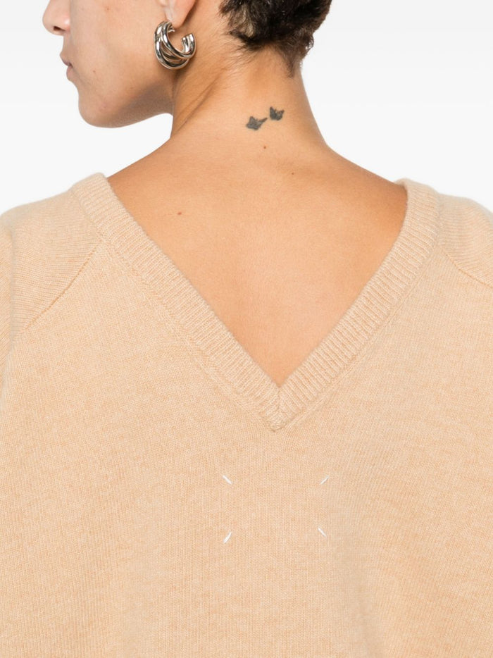 Maison Margiela Sweaters Camel Wool