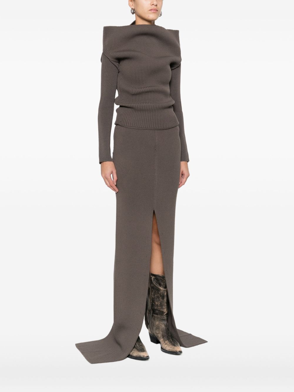Rick Owens Sweaters Grey Wool