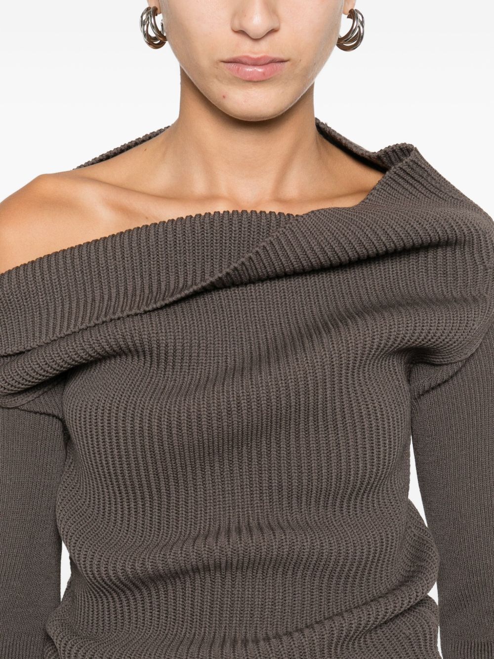 Rick Owens Sweaters Grey Wool