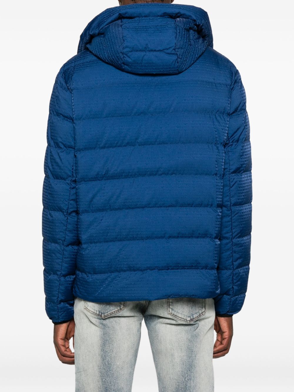 Emporio Armani Coats Blu Polyamide