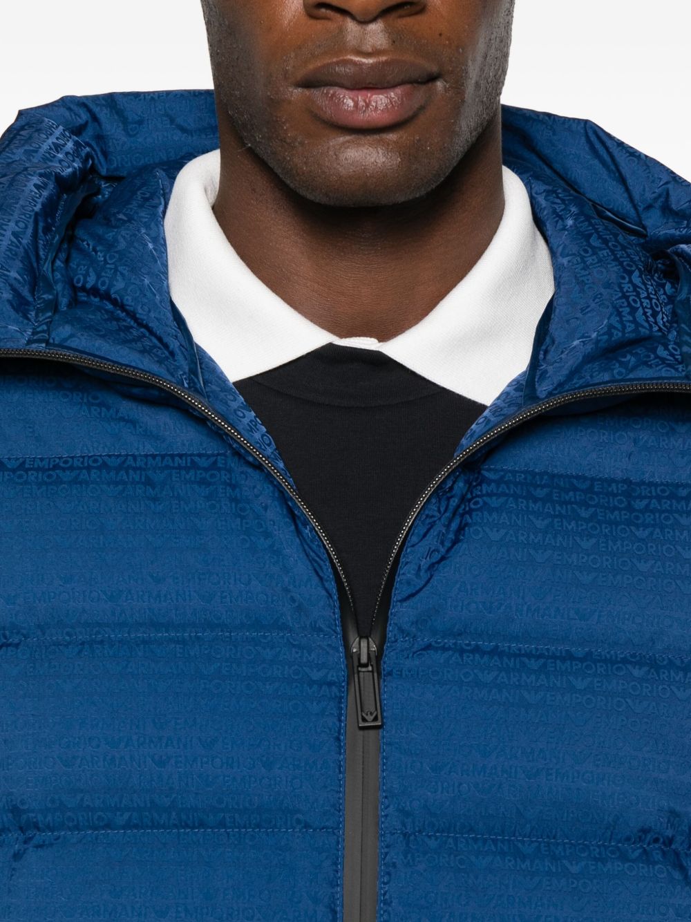 Emporio Armani Coats Blu Polyamide