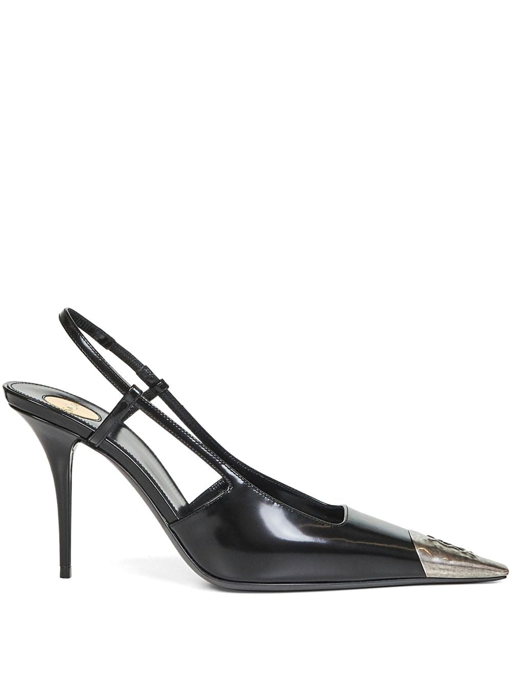 Saint Laurent With Heel Black Calf Leather