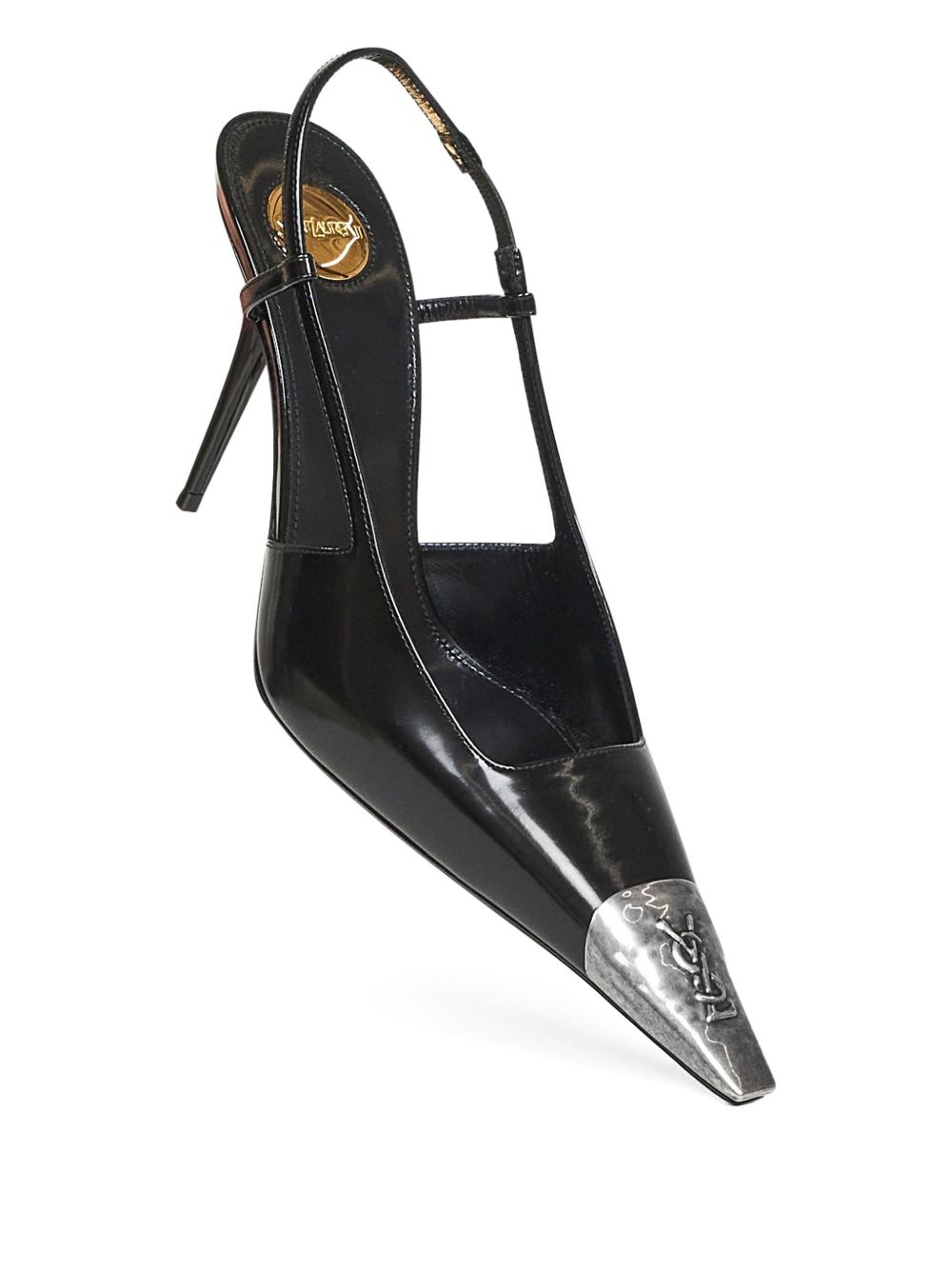 Saint Laurent With Heel Black Calf Leather