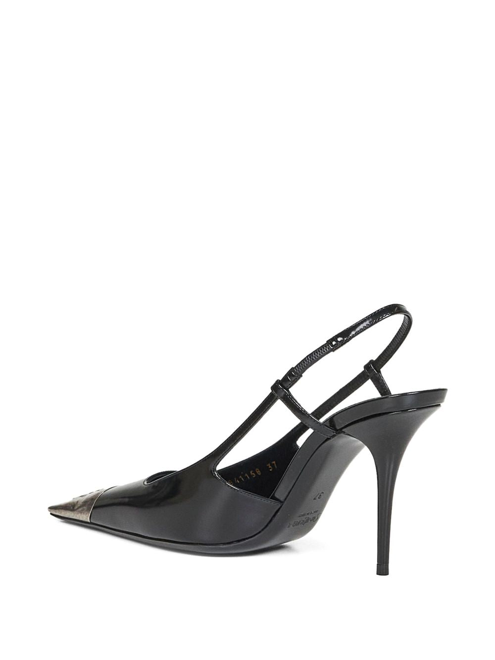 Saint Laurent With Heel Black Calf Leather