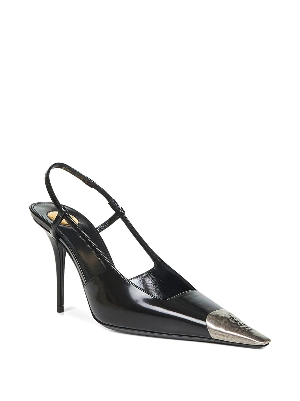 Saint Laurent With Heel Black Calf Leather