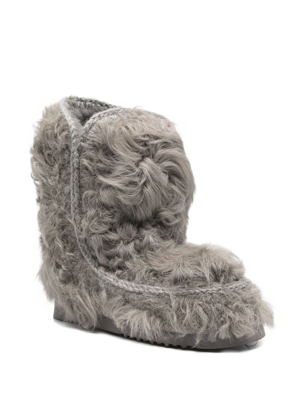 Mou Boots Grey Outer: goat Fur