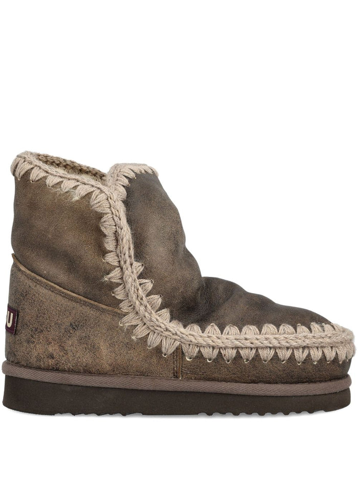 Mou Boots Grey Outer: fabric