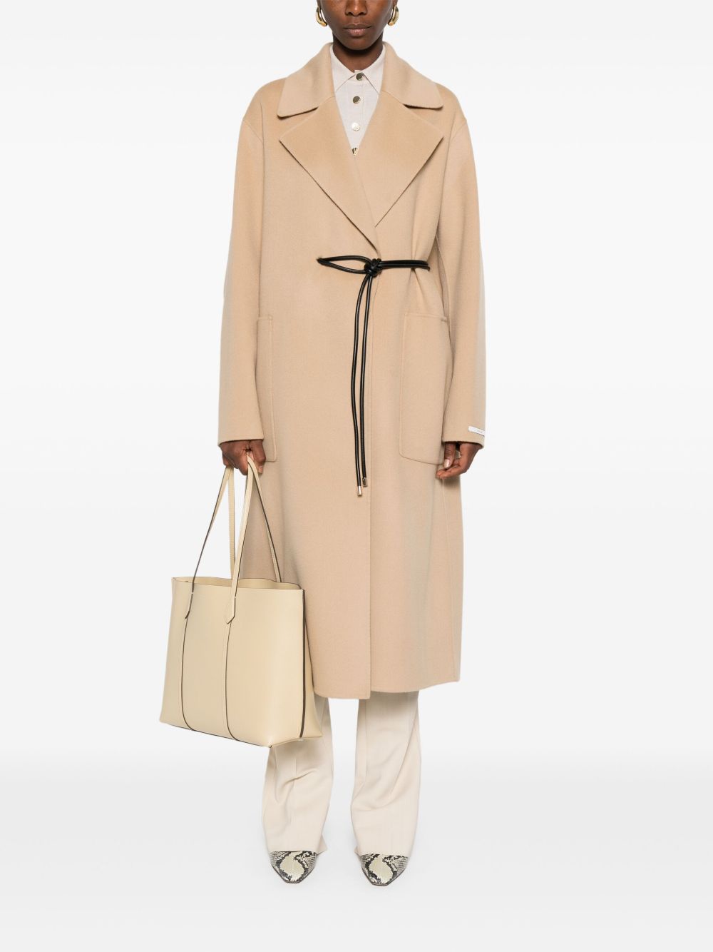 SPORTMAX PRE Coats Camel Wool