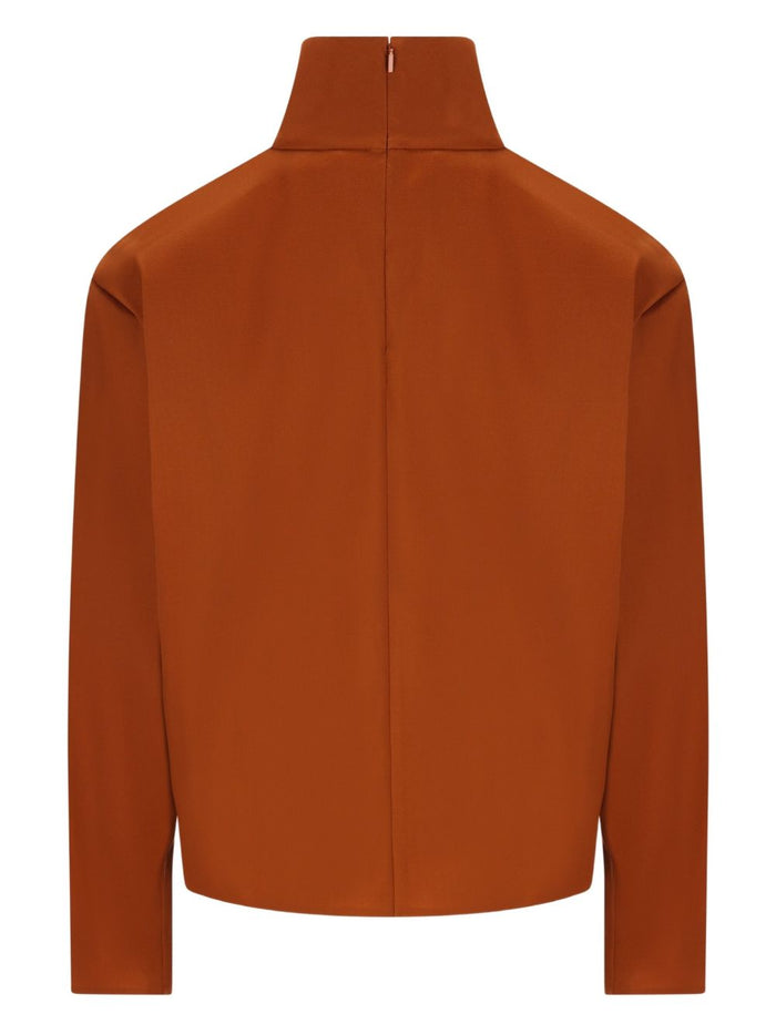 Saint Laurent Sweaters Brown Fabric