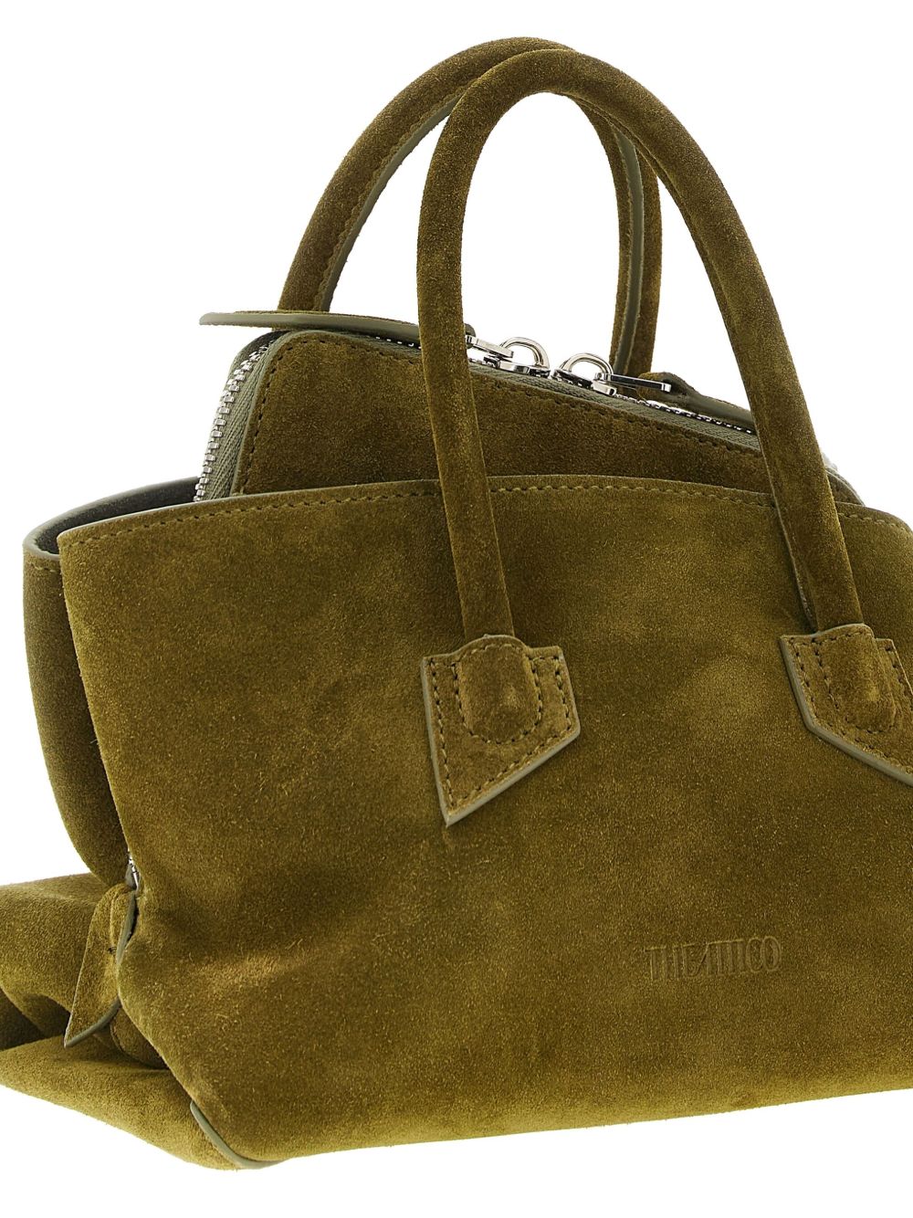 The Attico Bags Kaki Suede