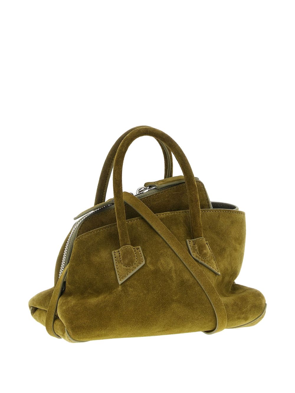 The Attico Bags Kaki Suede