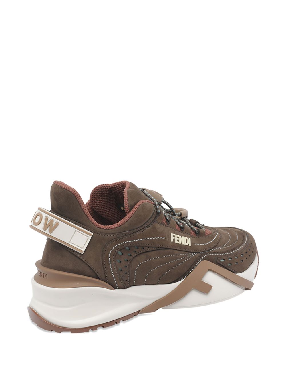 Fendi Sneakers Brown Vit+pl