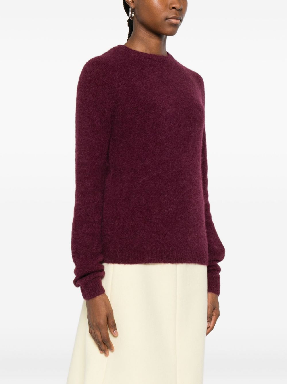 Base Sweaters Purple Silk