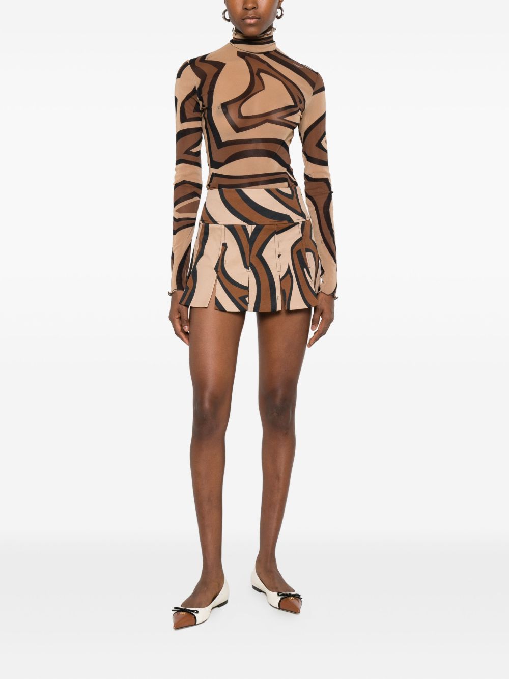 Pucci Dresses Golden Polyamide