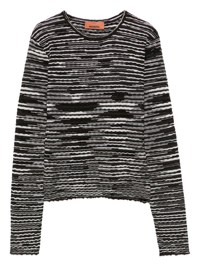 Missoni Sweaters Brown Silk